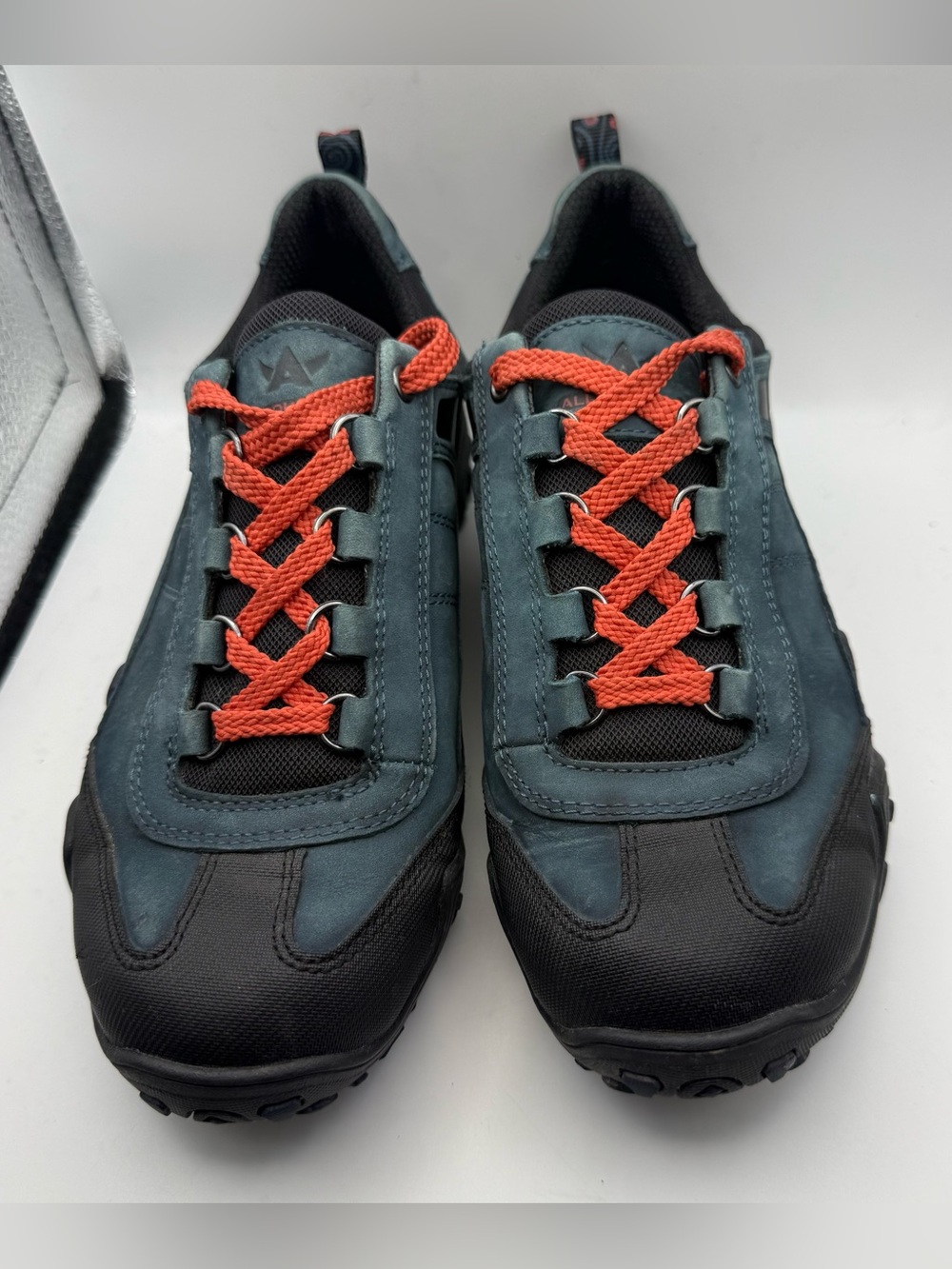 Allrounder by Mephisto Women's Fina Tex Sneakers Size US6 Nubuck Green Black